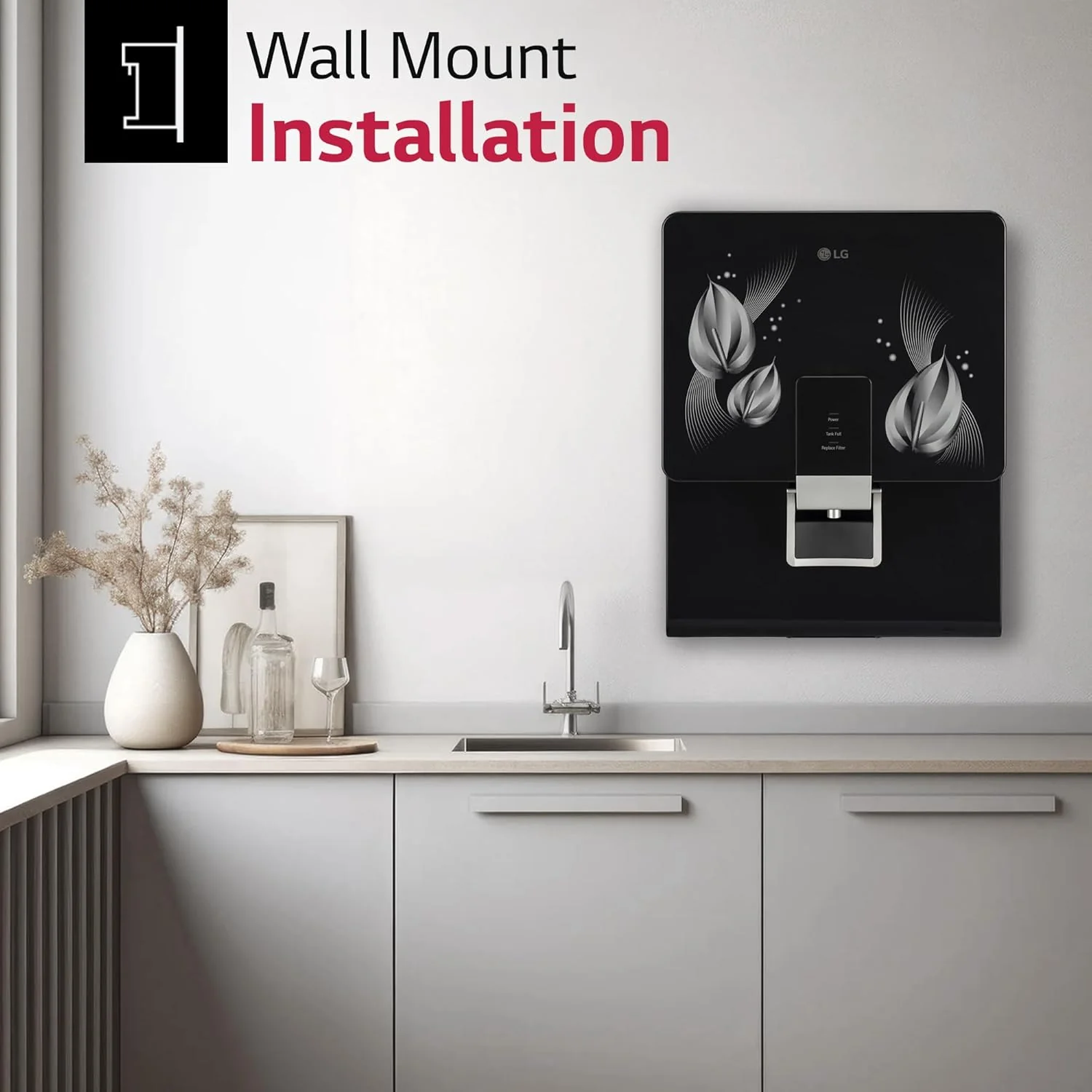 LG 8L RO+Mineral Booster Water Purifier with Steel Tank, Black,(WW146RTLB) - Image 5