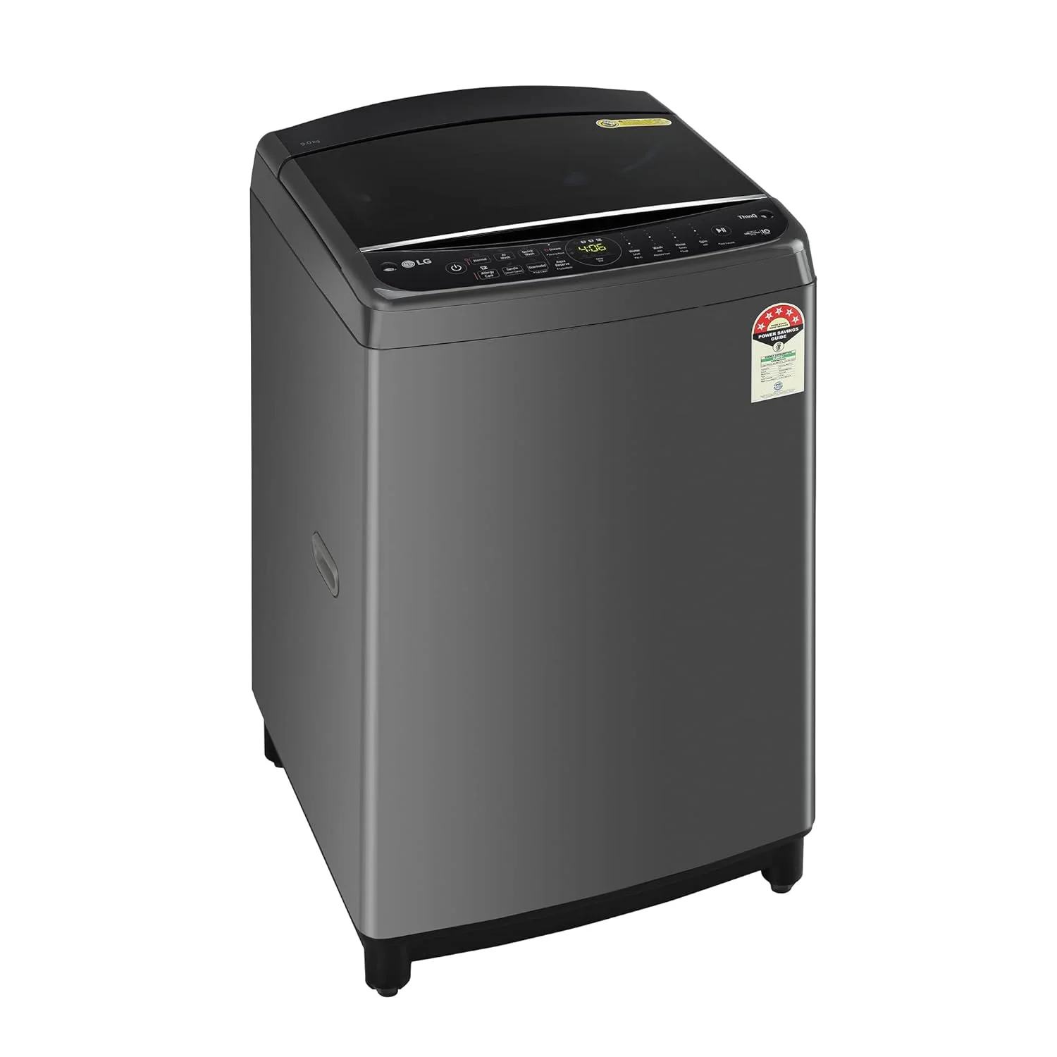 LG 9 Kg 5 Star Inverter Wi-Fi Fully-Automatic Top Loading Washing Machine Appliance (THD09NWM, Middle Black, AIDD Technology &amp; TurboWash) - Image 16