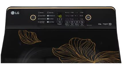 LG 9Kg Top Load Washing Machine, Hard Water Wash, Onyx Black, 5 Star(T90KMOB1Z) - Image 3