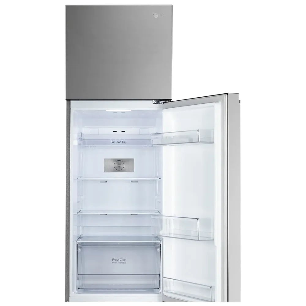 LG GL-N262SPZX 246L 3 Star Frost Free Double Door Refrigerator (Smart Inverter Compressor, Convertible Freezer, Multi Air Flow, Shiny Steel) - Image 7