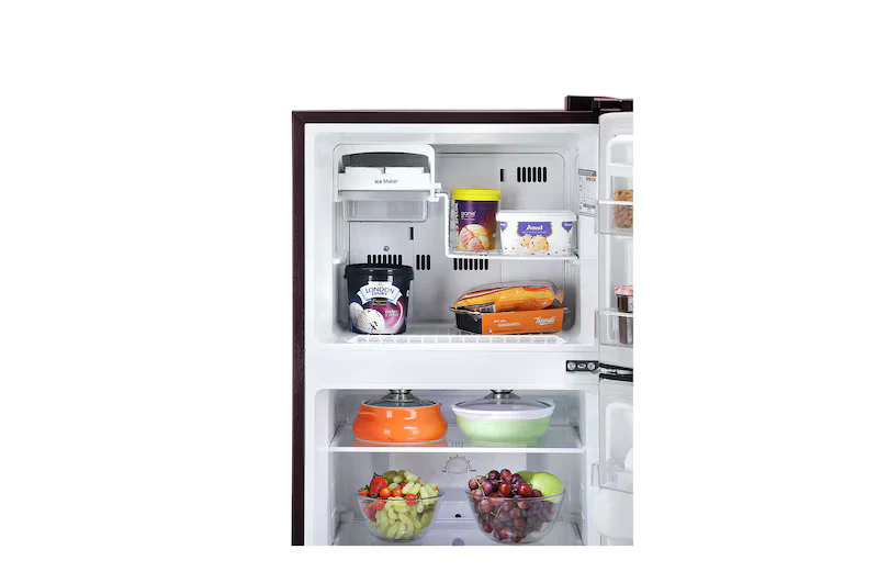 LG GL-N292BSCY 242L, 2 Star, Smart Inverter Compressor, Scarlet Charm Finish, Frost-Free Double Door Refrigerator - Image 3