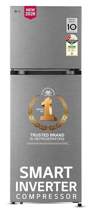 LG GLT2526XWDS 251L Double Door Convertible Refrigerator, Smart Inverter, Multi Air Flow, Dazzle Steel - Image 7