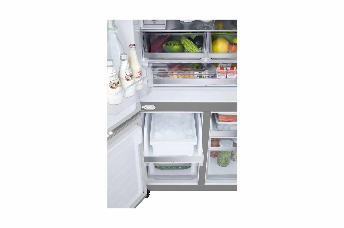 LG GV-B25FFLMB 610 L French Door Refrigerator (2025 Model) | Auto Ice Maker | Hygiene Fresh⁺ | ThinQ Wi-Fi - Image 3