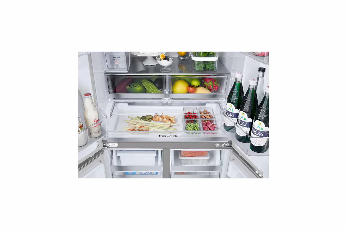 LG GV-B25FFLMB 610 L French Door Refrigerator (2025 Model) | Auto Ice Maker | Hygiene Fresh⁺ | ThinQ Wi-Fi - Image 8