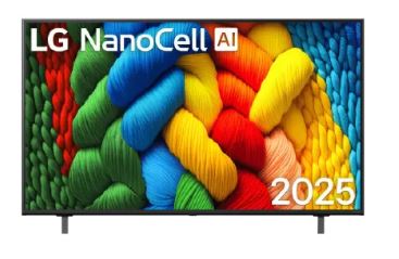 LG NanoCell AI (NANO83) 139cm (55 Inch) 4K Ultra HD Smart TV - webOS 25, α7 AI Processor 4K Gen8, HDR10/HLG, ALLM, HGIG, Intelligent Voice Recognition, Dolby Atmos, 55NANO83A6A (2025) - Image 2