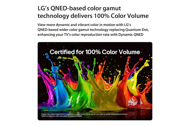 LG QNED82BXA 75 Inch QNED evo AI Mini LED 4K Smart TV (2026), 144Hz VRR, Dolby Vision, webOS 26 - Image 5