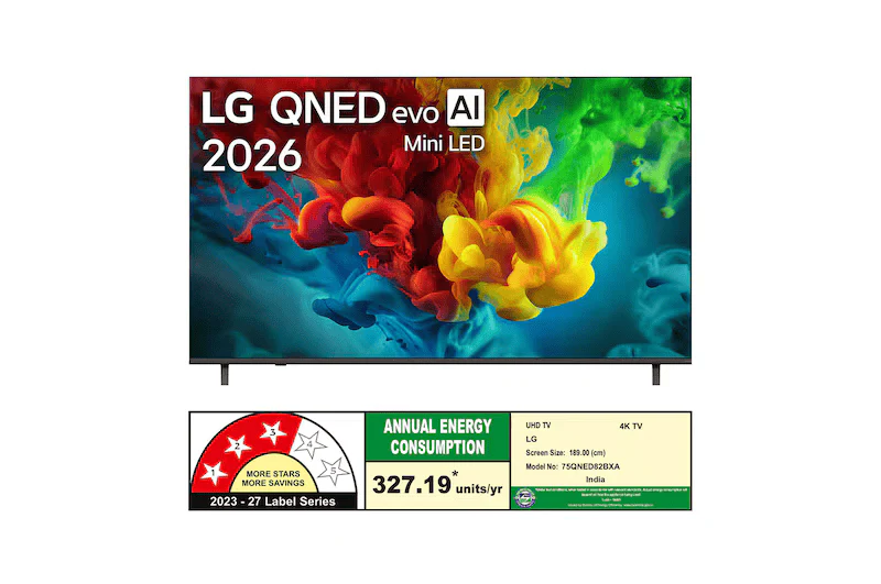 LG QNED82BXA 75 Inch QNED evo AI Mini LED 4K Smart TV (2026), 144Hz VRR, Dolby Vision, webOS 26 - Image 7