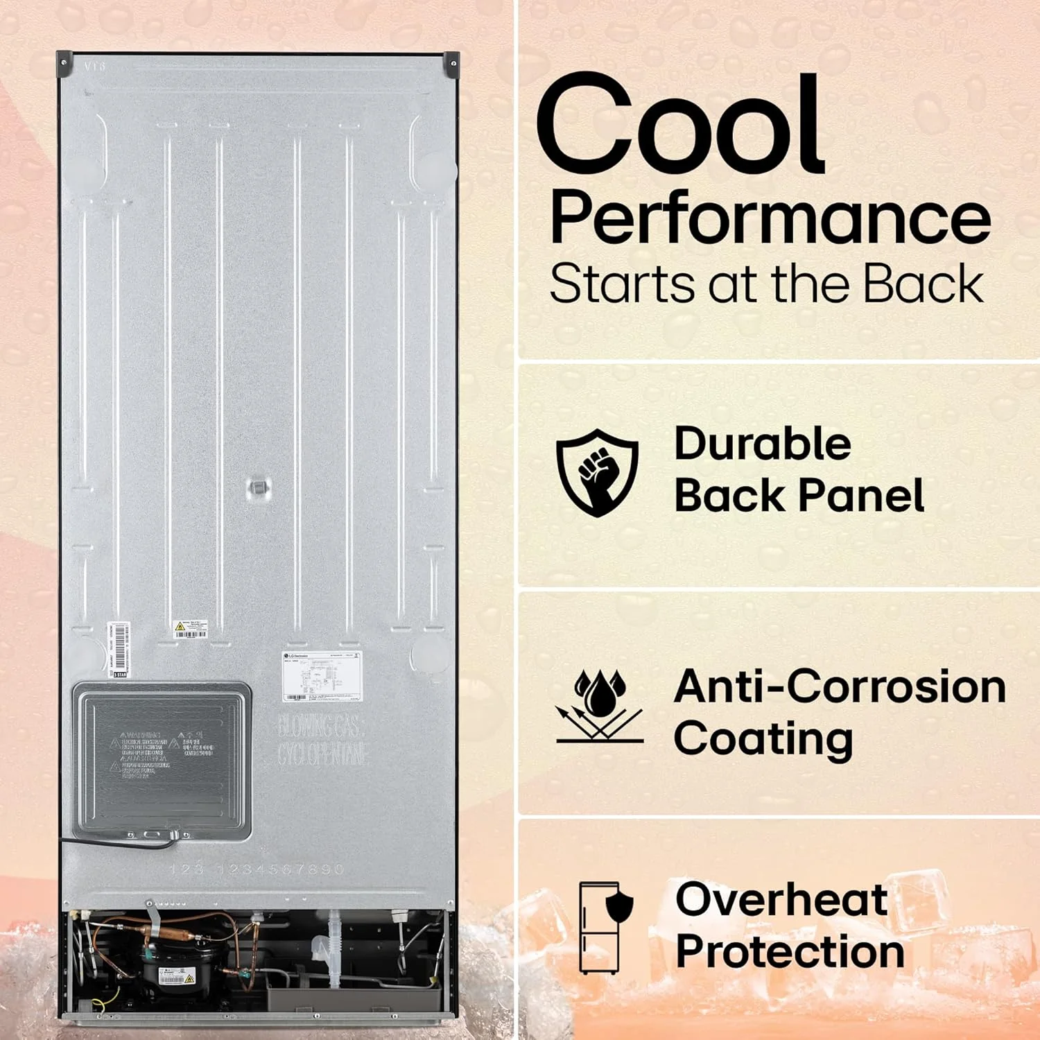 LG Smart Choice, 466 L, 1 Star, Convertible, Door Cooling+, Smart Inverter Compressor, AI ThinQ Wi-Fi, Frost Free Double Door Refrigerator (GL-T492NPZR, Shiny Steel, Express Freeze &amp; Multi Air Flow) - Image 14