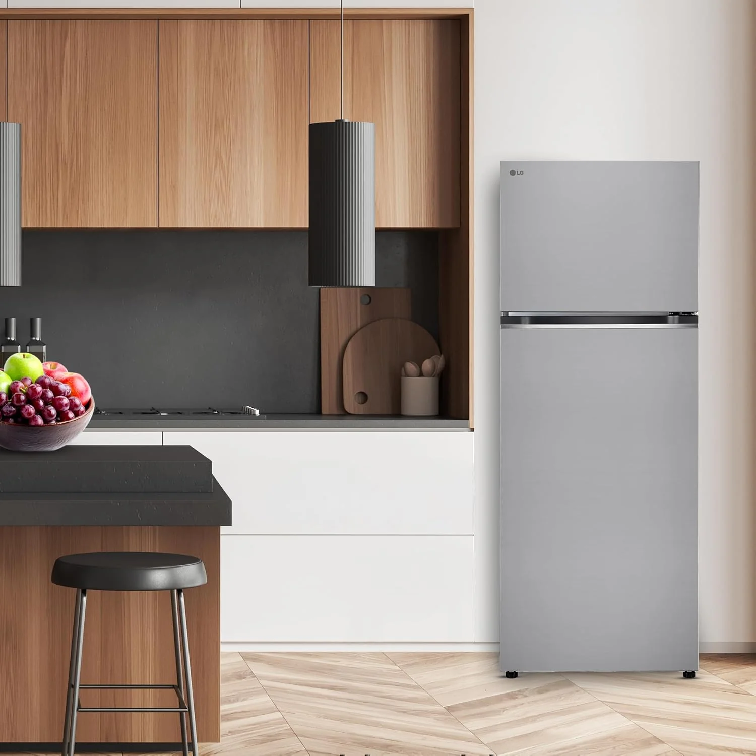 LG Smart Choice, 466 L, 1 Star, Convertible, Door Cooling+, Smart Inverter Compressor, AI ThinQ Wi-Fi, Frost Free Double Door Refrigerator (GL-T492NPZR, Shiny Steel, Express Freeze &amp; Multi Air Flow) - Image 19