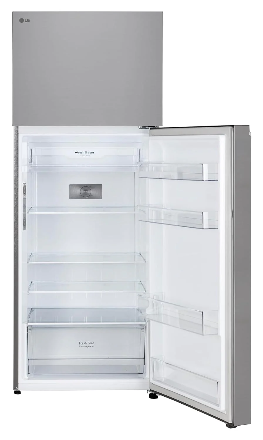 LG Smart Choice, 466 L, 1 Star, Convertible, Door Cooling+, Smart Inverter Compressor, AI ThinQ Wi-Fi, Frost Free Double Door Refrigerator (GL-T492NPZR, Shiny Steel, Express Freeze &amp; Multi Air Flow) - Image 4