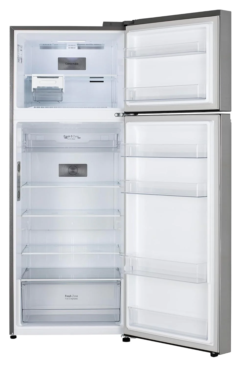 LG Smart Choice, 466 L, 1 Star, Convertible, Door Cooling+, Smart Inverter Compressor, AI ThinQ Wi-Fi, Frost Free Double Door Refrigerator (GL-T492NPZR, Shiny Steel, Express Freeze &amp; Multi Air Flow) - Image 6