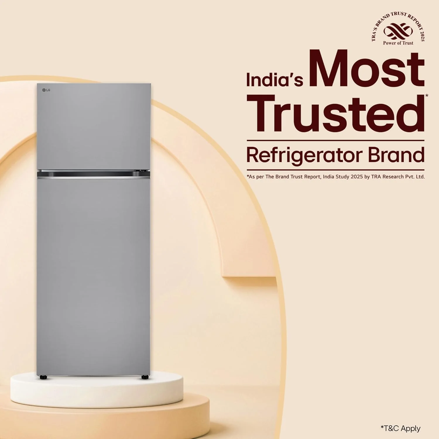 LG Smart Choice, 466 L, 1 Star, Convertible, Door Cooling+, Smart Inverter Compressor, AI ThinQ Wi-Fi, Frost Free Double Door Refrigerator (GL-T492NPZR, Shiny Steel, Express Freeze &amp; Multi Air Flow) - Image 9