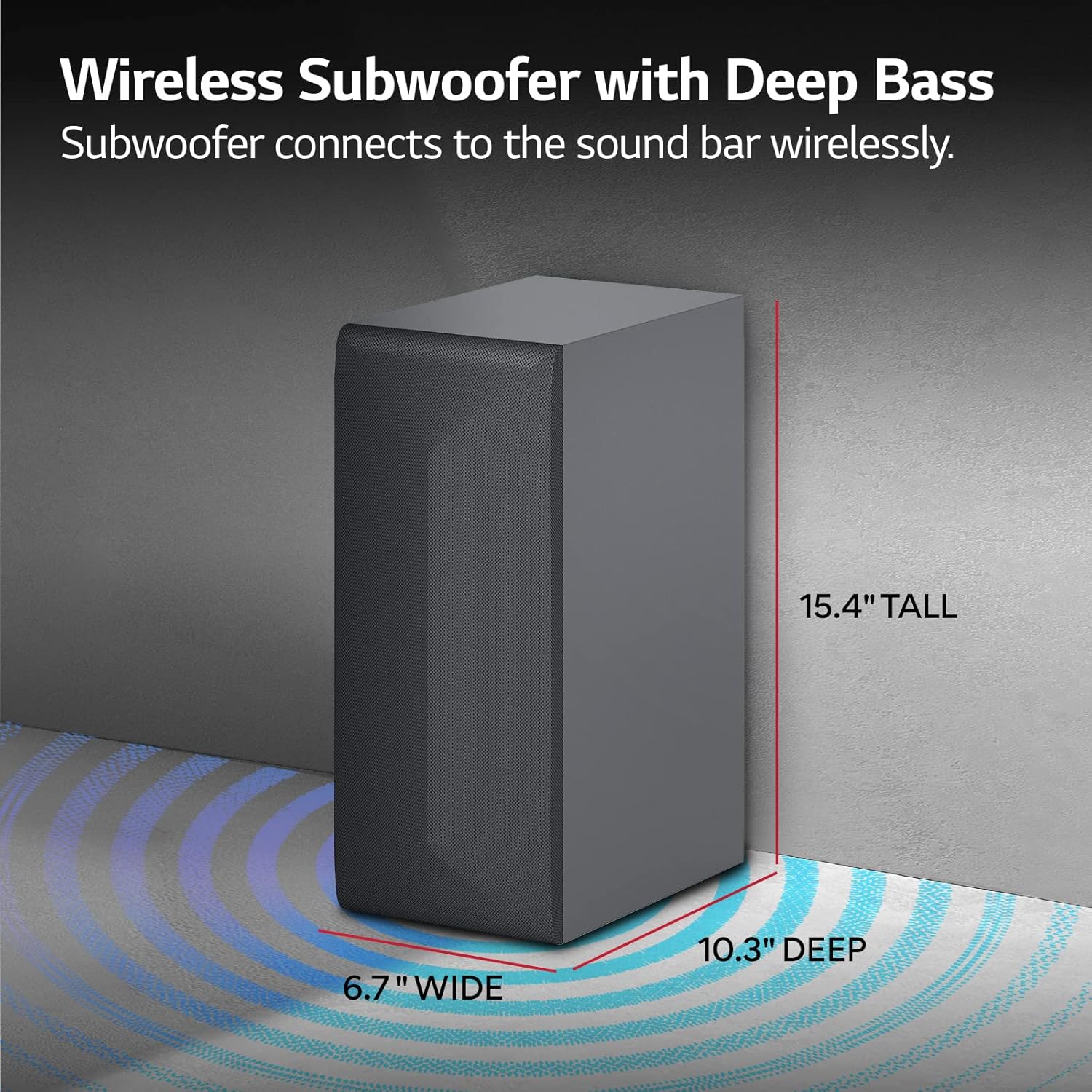 LG Soundbar S40Q, 300W Dolby Digital Soundbar for TV with Subwoofer, 2.1Ch Home Theatre System, Deep Bass, Bluetooth, HDMI - Image 3