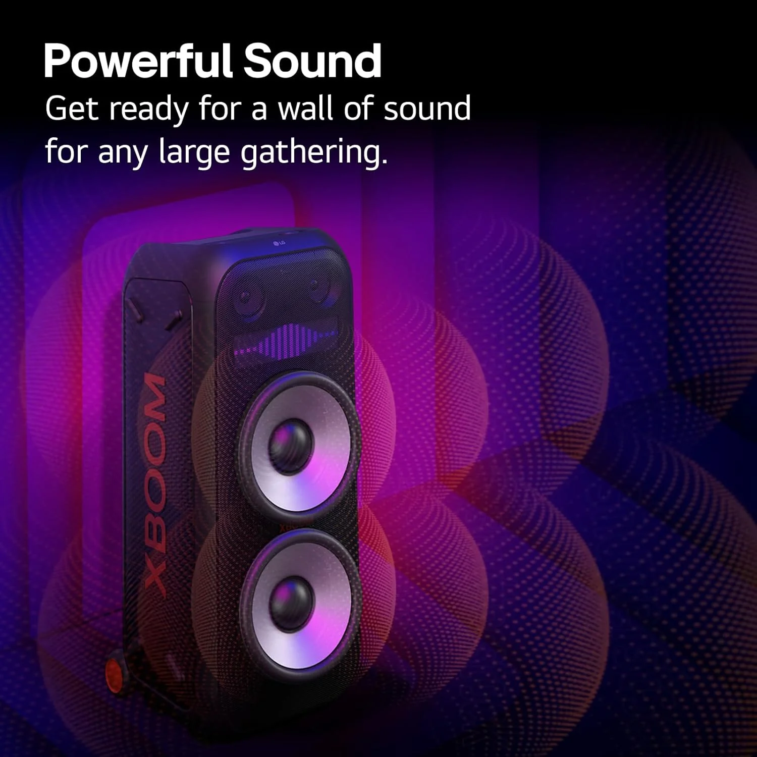 LG XL9T XBOOM Portable Bluetooth Party Speaker with Pixel LED Lighting - Image 12