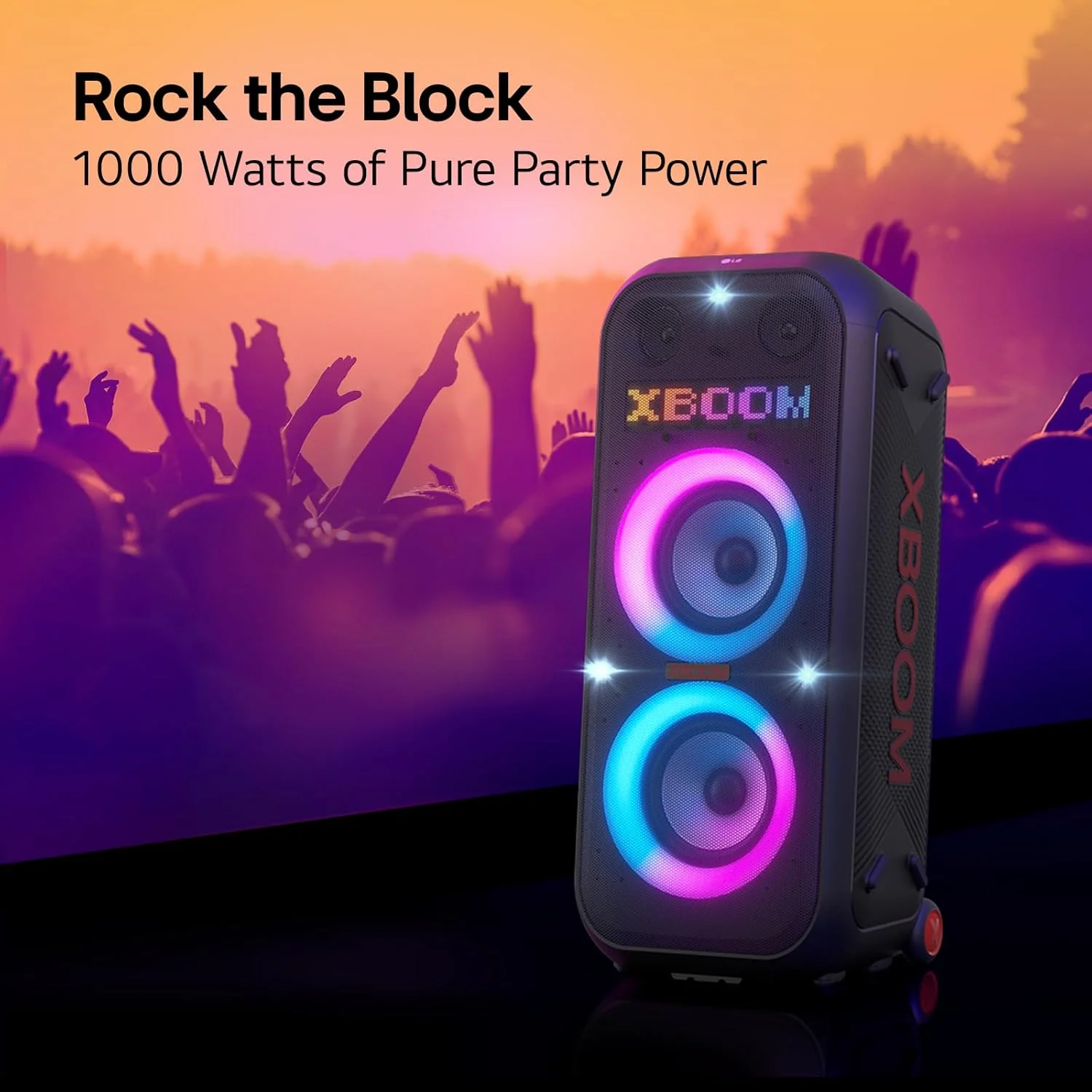LG XL9T XBOOM Portable Bluetooth Party Speaker with Pixel LED Lighting - Image 13