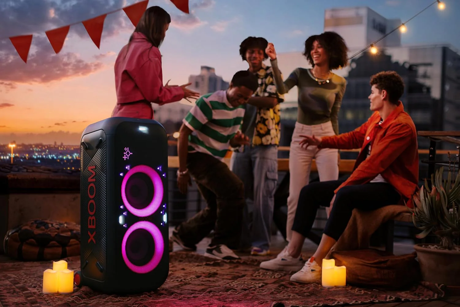 LG XL9T XBOOM Portable Bluetooth Party Speaker with Pixel LED Lighting - Image 15