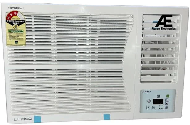 Lloyd 1.5 Ton 3 Star Fixed Speed Window Ac (Copper, 2025 Model, White With Silver Deco Strip, GLW18C3YWPSA)