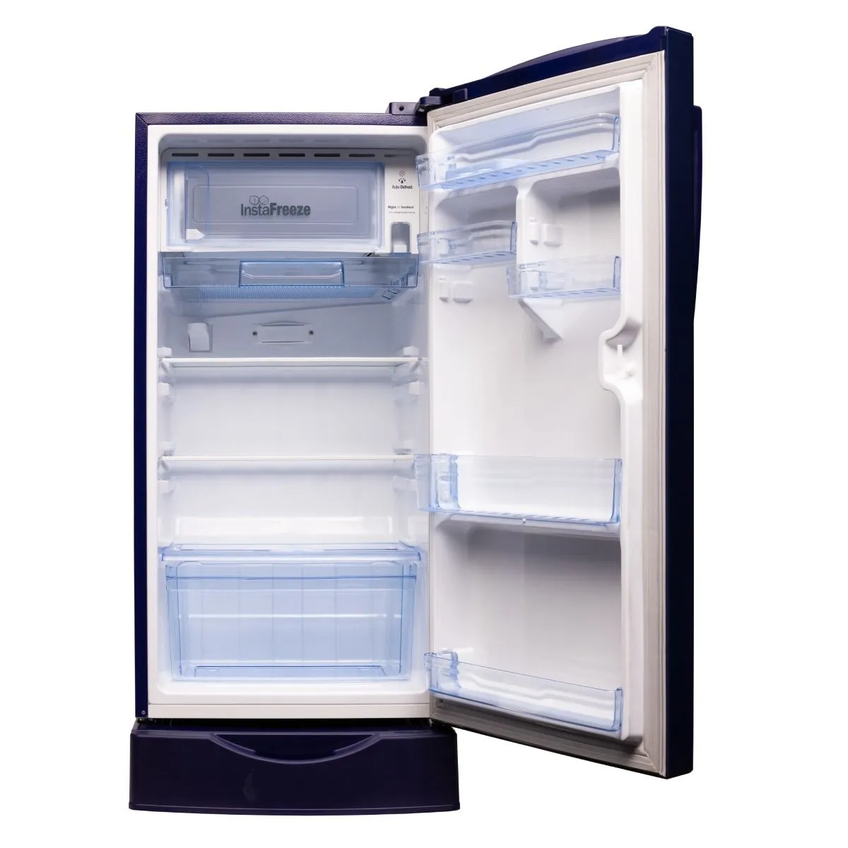 Lloyd 195 L 3 Star Direct Cool Single Door Refrigerator with Auto Defrost, Rapid Freeze, Bactshield, Viruzsafe Handle &amp; Honeycomb Crisper | (GLDC213SDBB2GC, Daisy Blue) - Image 4