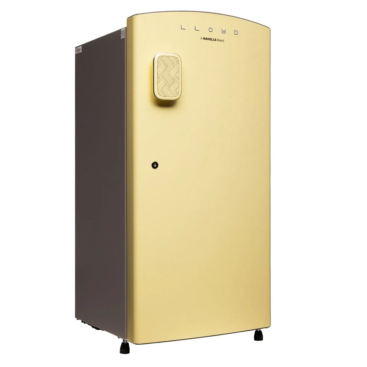 Lloyd 195 L 5 Star Direct Cool Single Door Refrigerator with Inverter Compressor, Rapid Freeze, Bactshield, Viruzsafe Handle &amp; Honeycomb Crisper | Home Inverter Compatible (Pastel Yellow) - Image 5