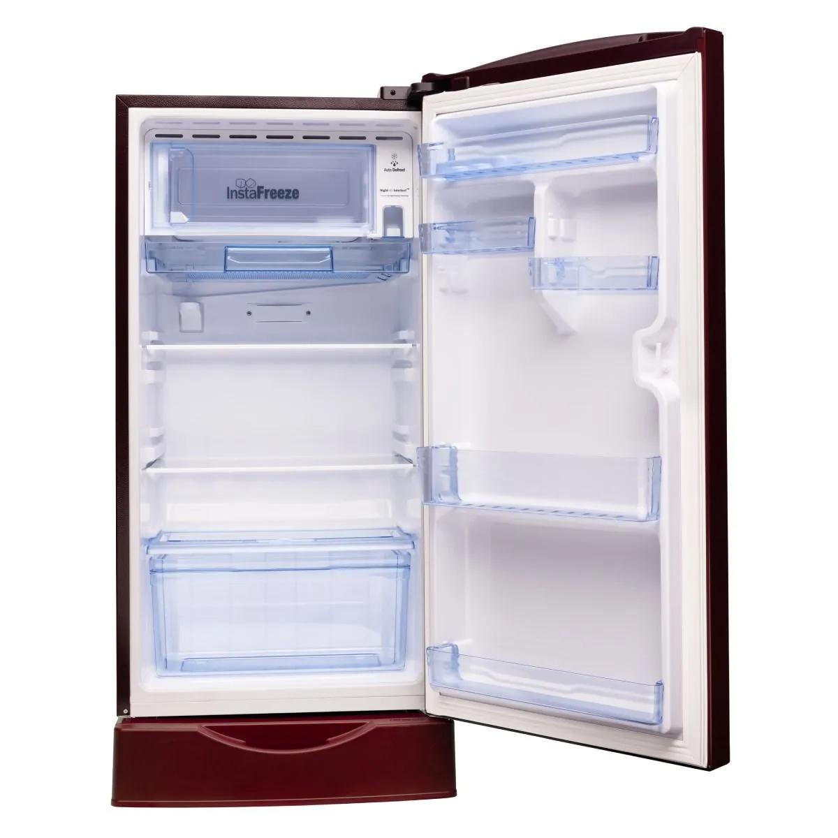 Lloyd 195L Direct Cool Refrigerator | 3 Star Energy Rating | Auto Defrost with 3 Sensors | Rapid Freeze | Bactshield &amp; Viruzsafe | Honeycomb Crisper | Fleximax Adjustable Shelves (Wine) - Image 2