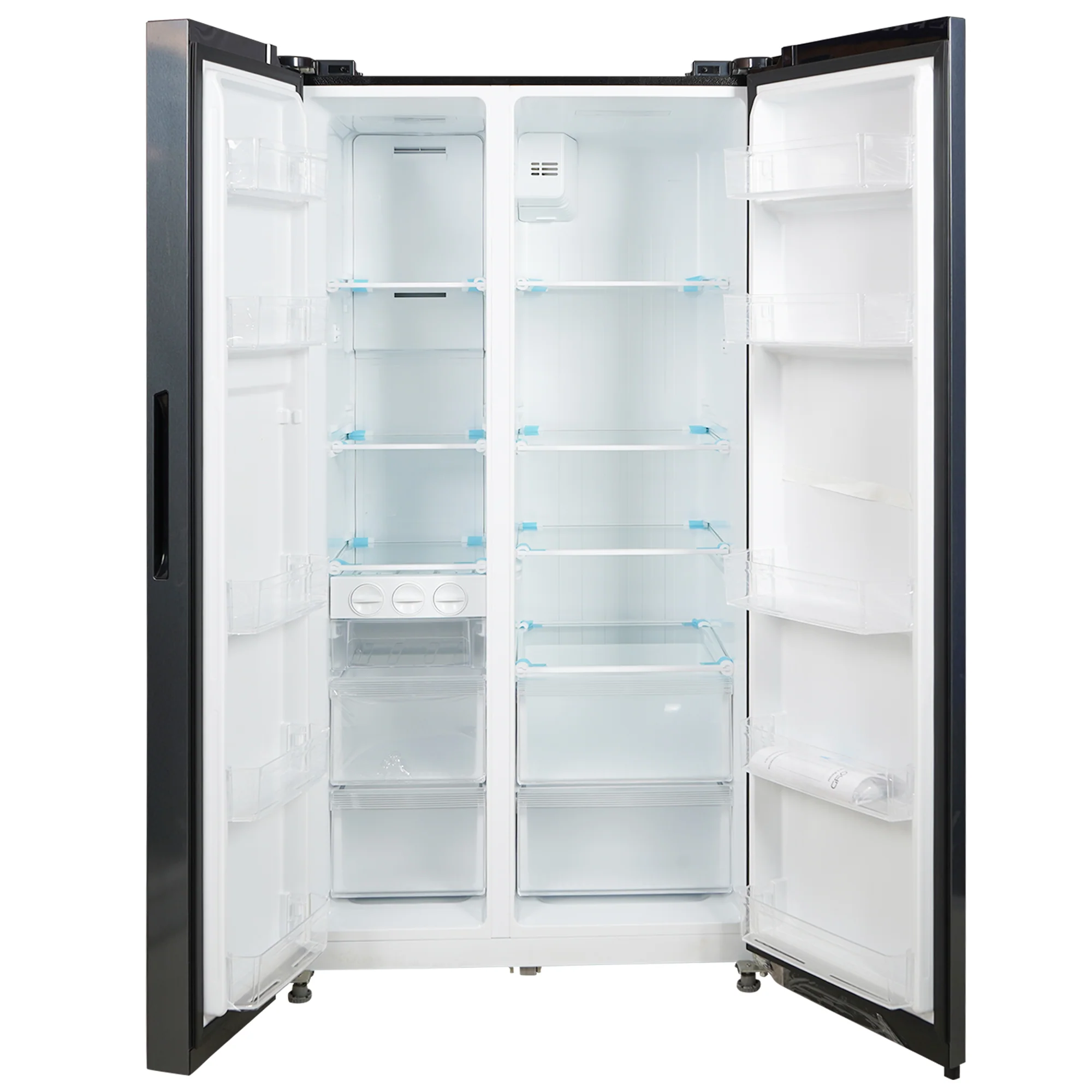 Lloyd Havells 562 L Inverter Compressor Side by Side Refrigerator,3D Air Cooling, Convertible/Variable Zone (GLSF590EBHM1GC Black Hunch) - Image 3