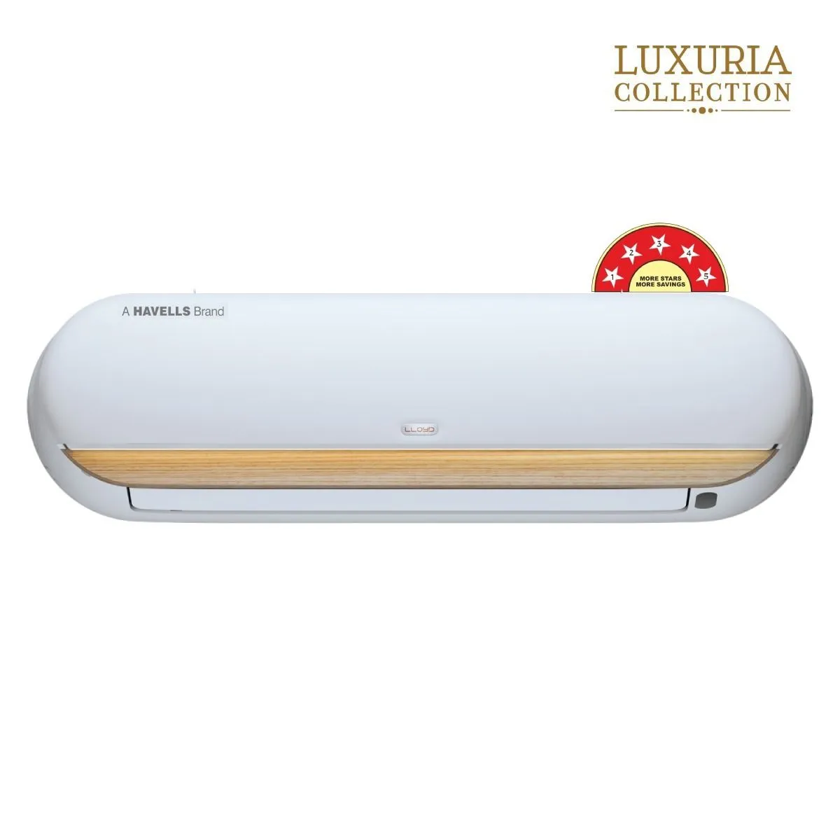 Lloyd Stellar Grace 1.5Ton 5 Star Wi-Fi Inverter Split AC (6 in 1 Expandable,Mood Lighting, In-Built Air Purifier, Direct Voice Command, White &amp; Warm Grey with Wooden Finish, New Launch GLS18V5FWMGT) - Image 3