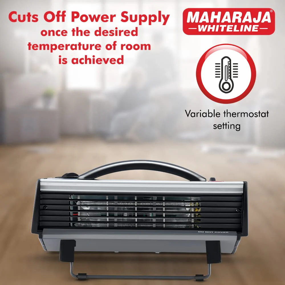 Maharaja Flare 2000W Heater – Convector, Thermostat, Fast Heating (Open Box / Without Box) - Image 3