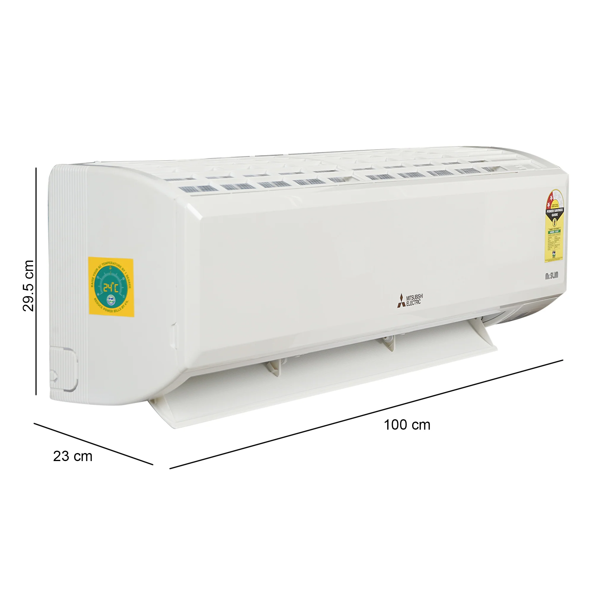 Mitsubishi 1.8 ton 2 Star Fixed Speed Split Air Conditioner (4 WAY SWING, MS-AJZ22VF-DA1, White) - Image 8