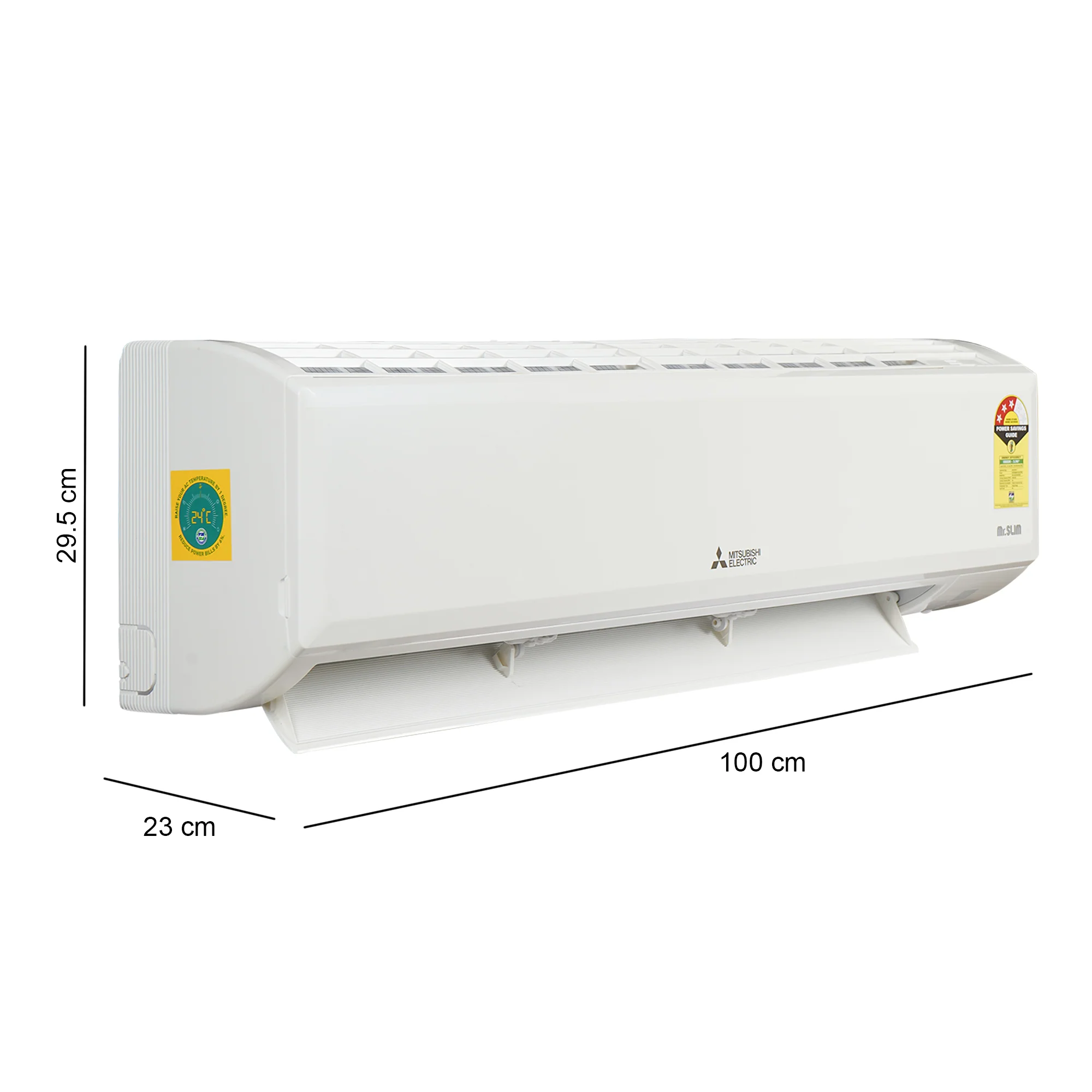 Mitsubishi 1.5 Ton 3 Star Fixed Speed Split AC with 4 Way Swing | Wide &amp; Long Airflow (AGZ18VF,White) - Image 8