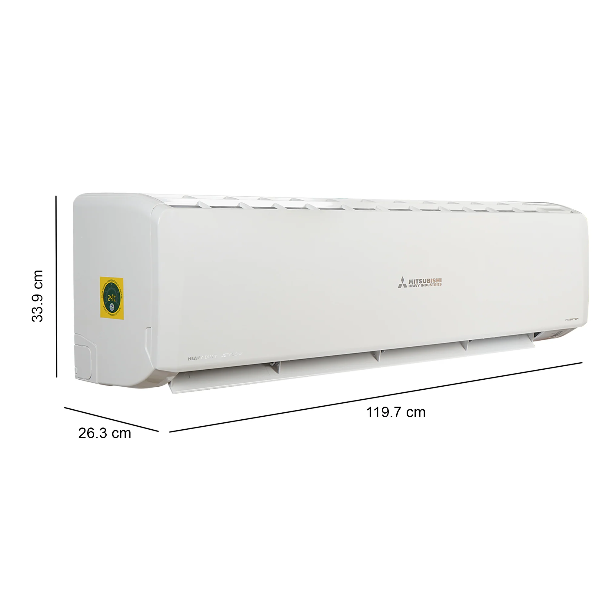 Mitsubishi Heavy 1.6 Ton 5 Star Inverter Split AC | 6900W Cooling, DC PAM Inverter, Smart Diagnosis. SRK18YXS2-W6 , White - Image 8