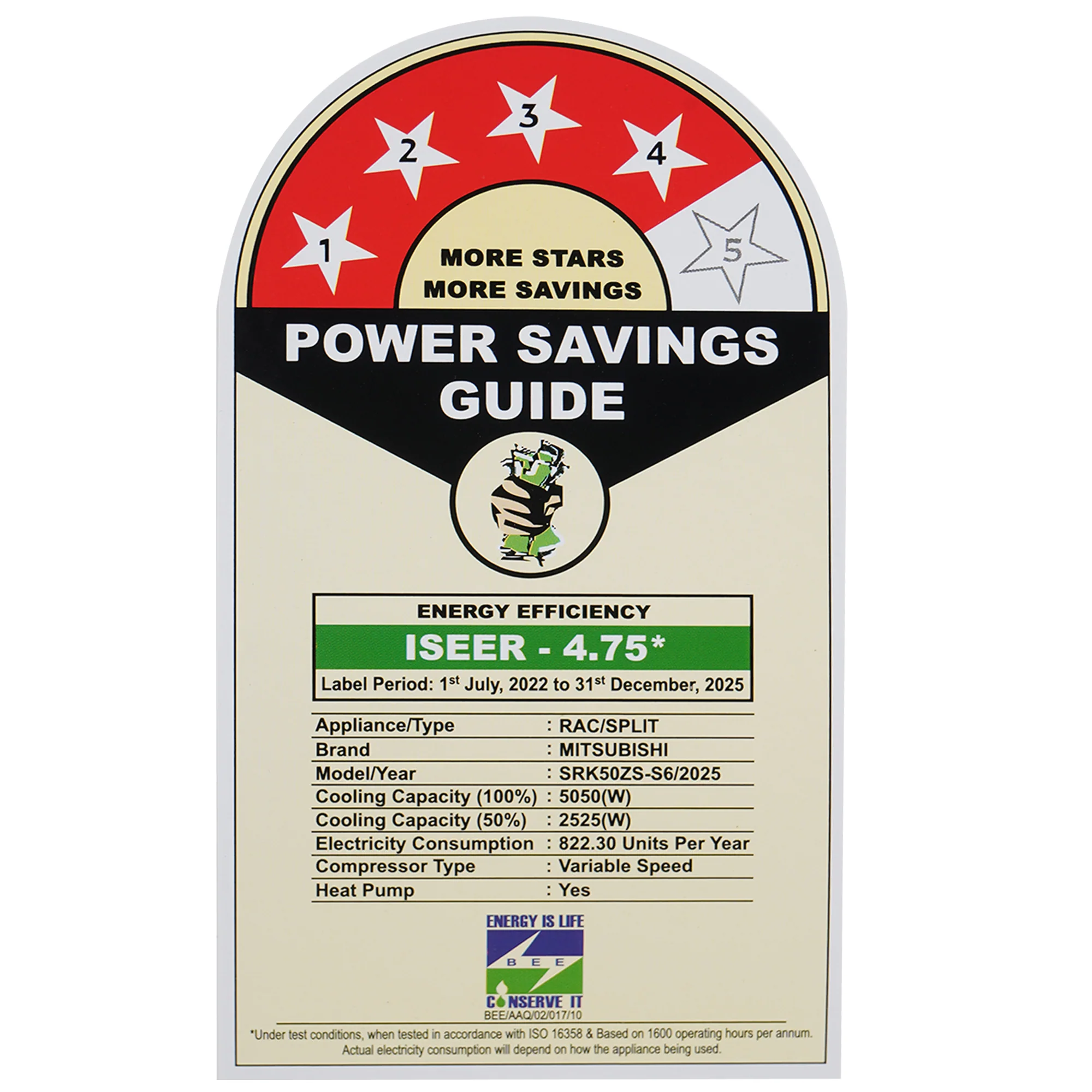 Mitsubishi Heavy 1.5 Ton 4 Star Hot & Cold Split AC – Inverter, Auto Restart, Dust Filter (SRK50ZS-S6,White) - Image 5