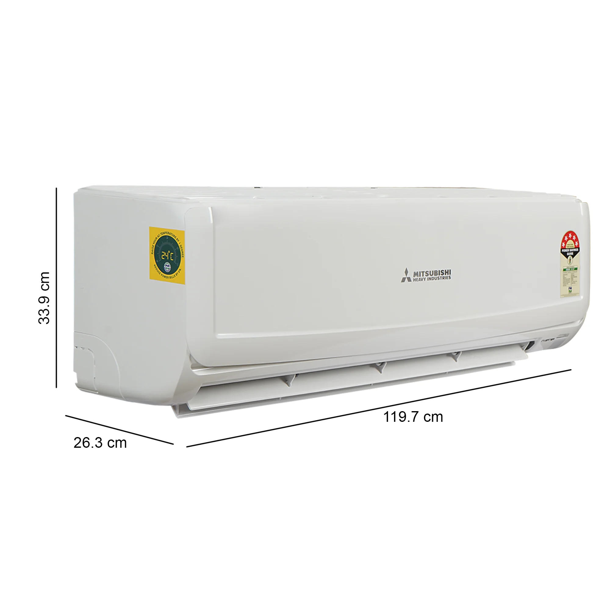 Mitsubishi 1.8 Ton 5 Star Heavy Duty Hi-Wall Hyper Inverter Split AC -  Nano Filter, Anti-Allergen Filter, and Activated Carbon Filter , SRK20YYM-W6, White - Image 8