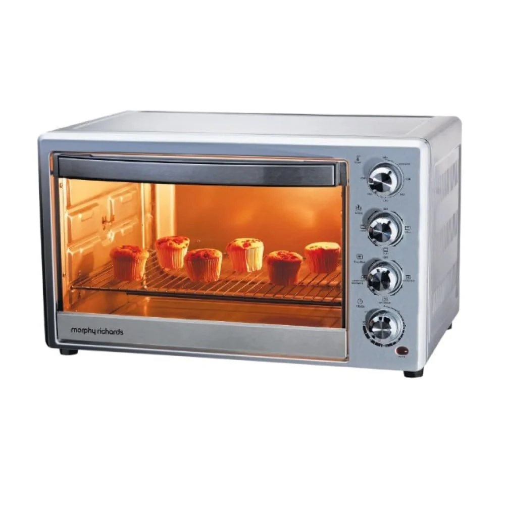 Morphy Richards 54Rcss Dehydro (510055) Otg Oven|1700 Watts 54 Litre Oven Toaster Griller|Convection Fan &amp; Rotisserie Function|In-Built Dehydrate Function|Mirror Finish Door|2-Yr Warranty|Gold &amp; Black - Image 2