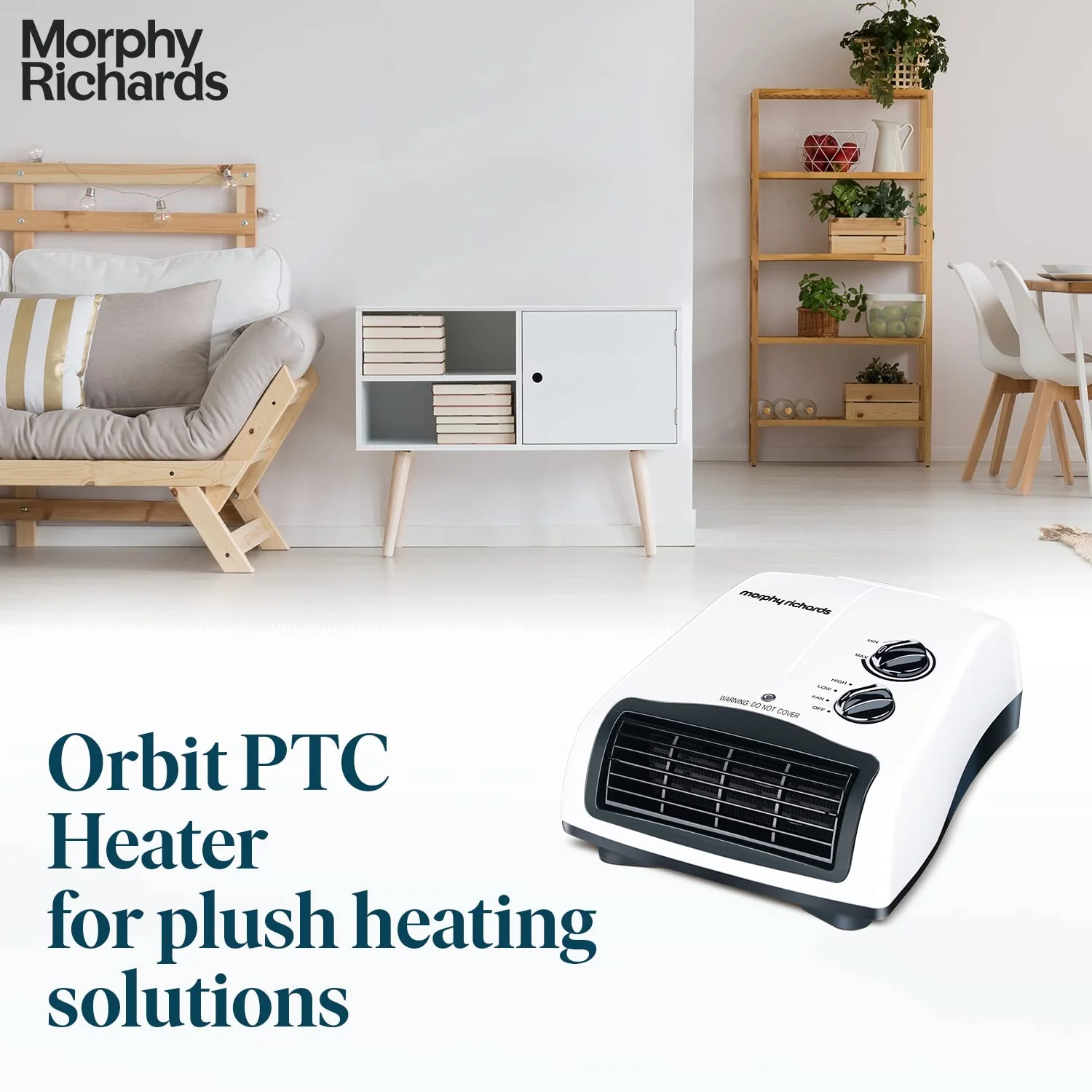 Morphy Richards Orbit 2000 Watts PTC Room Heater (White) - Image 6