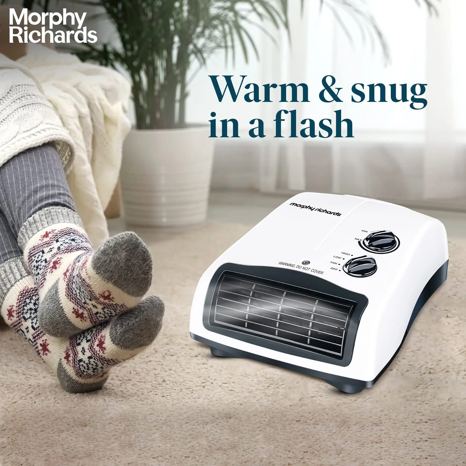 Morphy Richards Orbit 2000 Watts PTC Room Heater (White) - Image 8