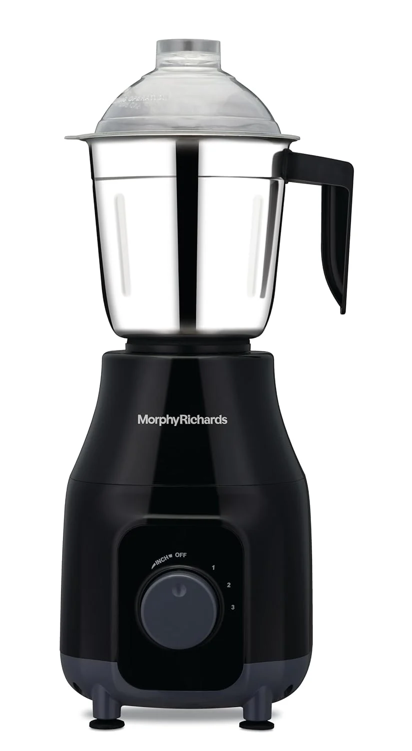 Morphy Richards Tetragrind 750 Watts Mixer Grinder | 3-Speed Control | 3 Years Warranty | Black And Grey - Image 3