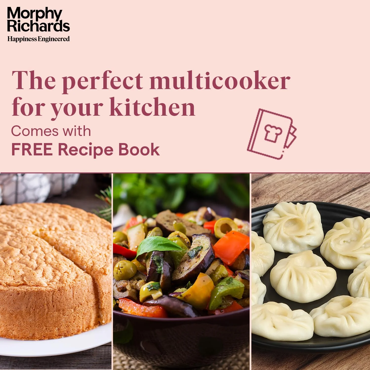 Morphy Richards WizPot 6 Litres 1000W Electric Pressure Cooker| 14-Preset Menu| Digital Display| Saves upto 70% Cooking Time| Customised Preset for Indian Cooking| Automatic Shut-Off| Metallic Brown - Image 7