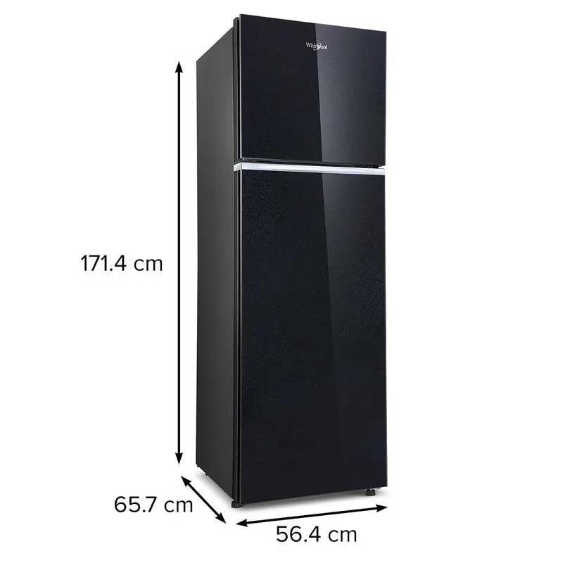Neofresh 235L 2 Star Glass Finish Frost Free Double-Door Refrigerator (22052) - Image 2