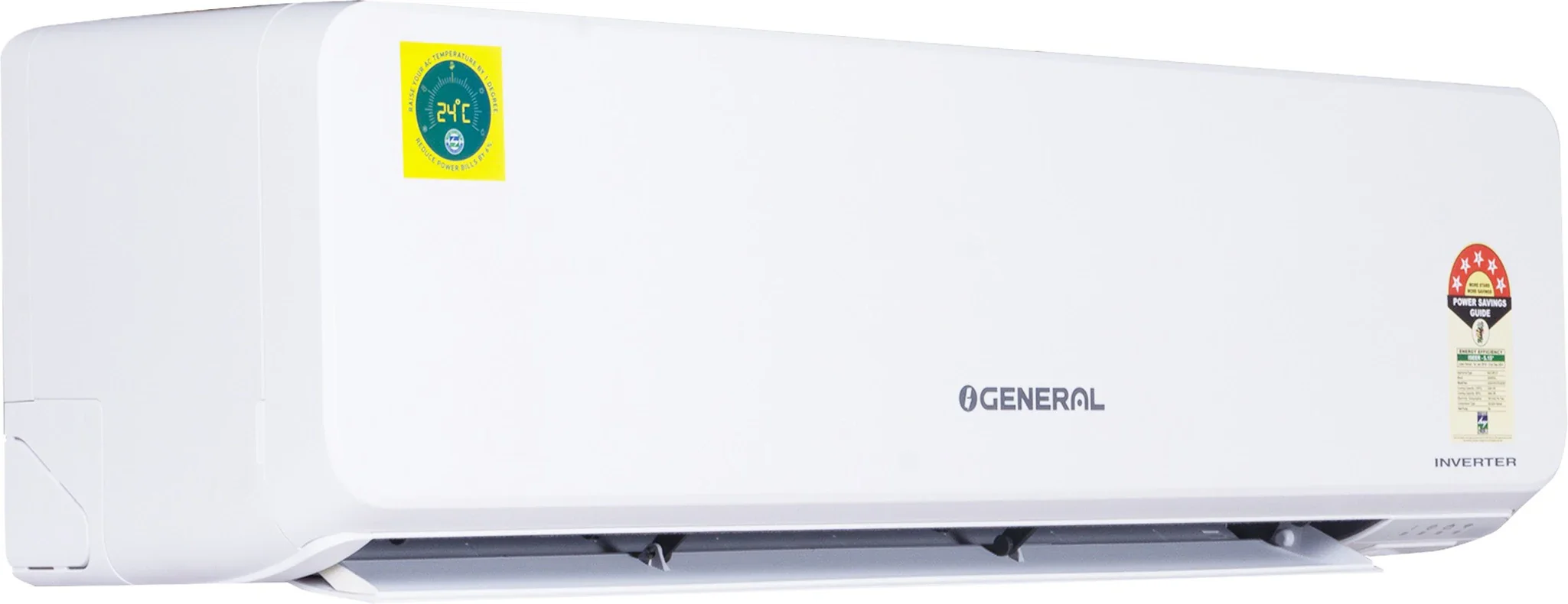 O General 1.5 Ton 5 Star Inverter Split AC ASGG18CGTB, Coanda Airflow, PM2.5 Filter (Open box / Without Box) - Image 2