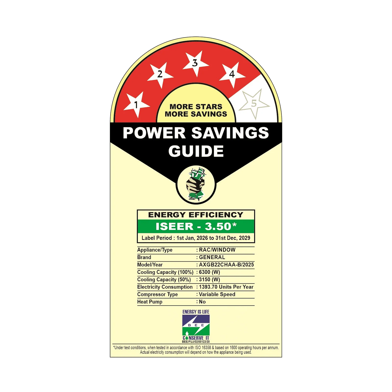 O-General Chaa Series 1.8 Ton 4 Star Inverter Window AC With Super Wave Technology,Anti Bacterial Filter (2023 Model Copper Axgb22Chaa-B, White) - Image 3