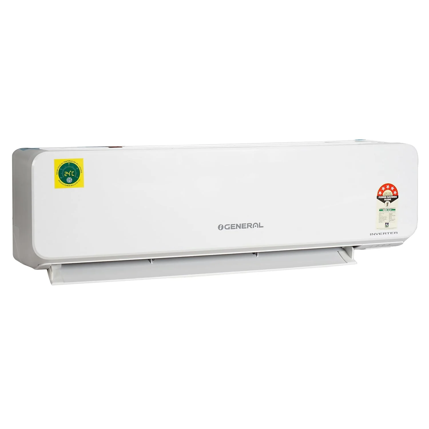 O-General 1.5 Ton 5 Star EFFICIENT &amp; TROPICAL INVERTER - HOT &amp; COLD Split AC (Copper Condenser- ASGG18KJTA-B, White) - Image 3