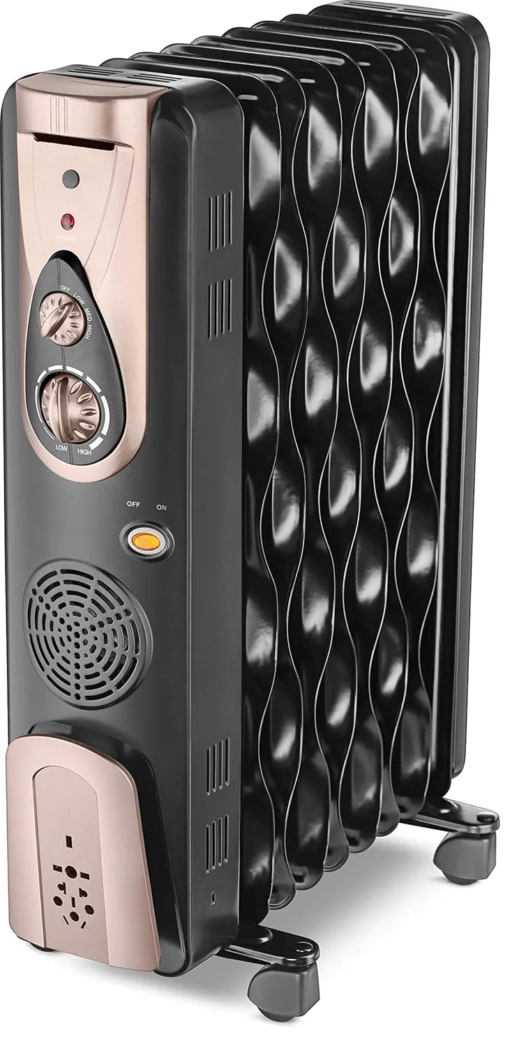 Orient Electric OFCC09B3A 2400 Watts 9-Fins Oil Filled Radiator (Black)