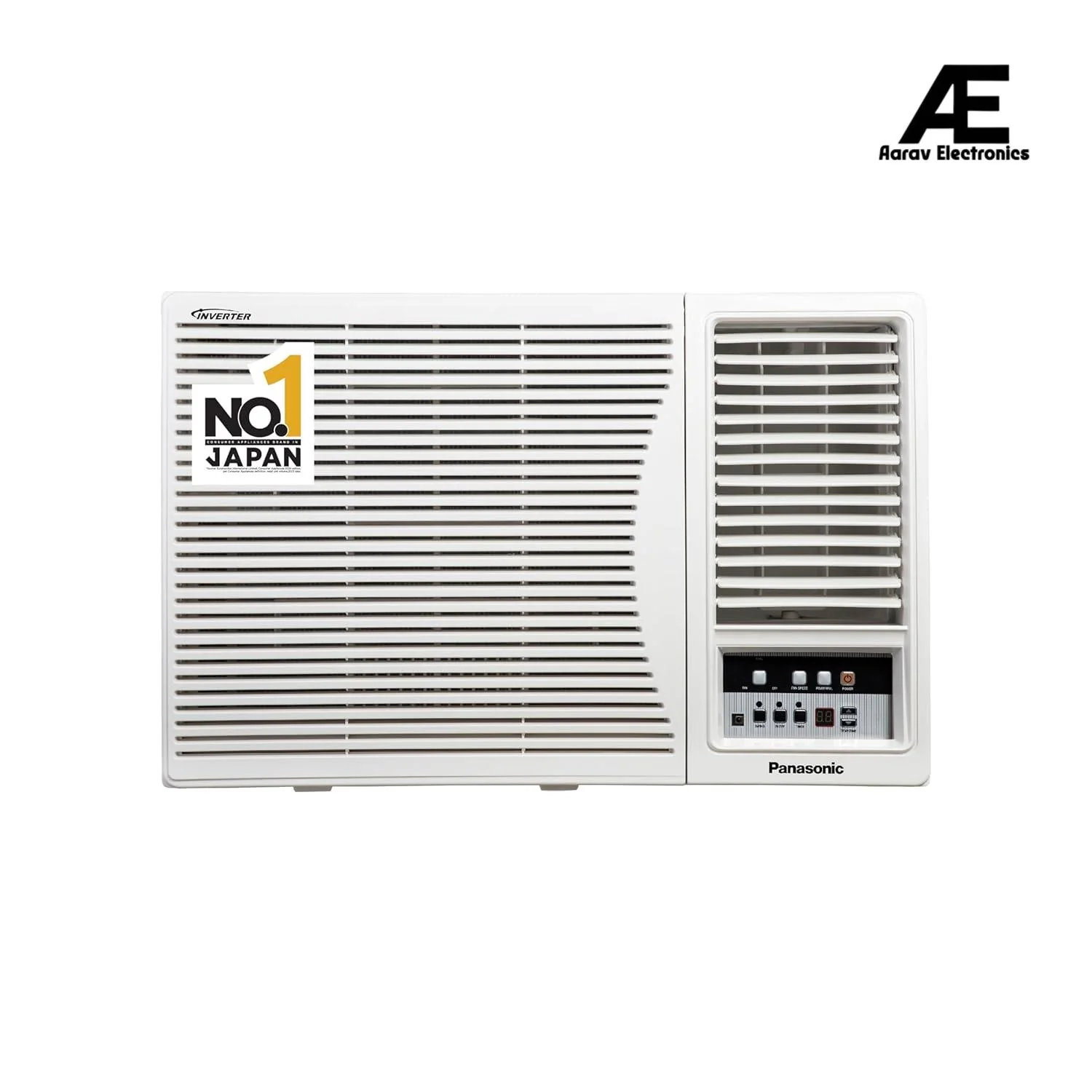 Panasonic 1.5 Ton 3 Star Inverter Window AC (Powerful Mode, Copper Condenser, PM 0.1 Filter, Eco Mode, CW-LN183BG, White)