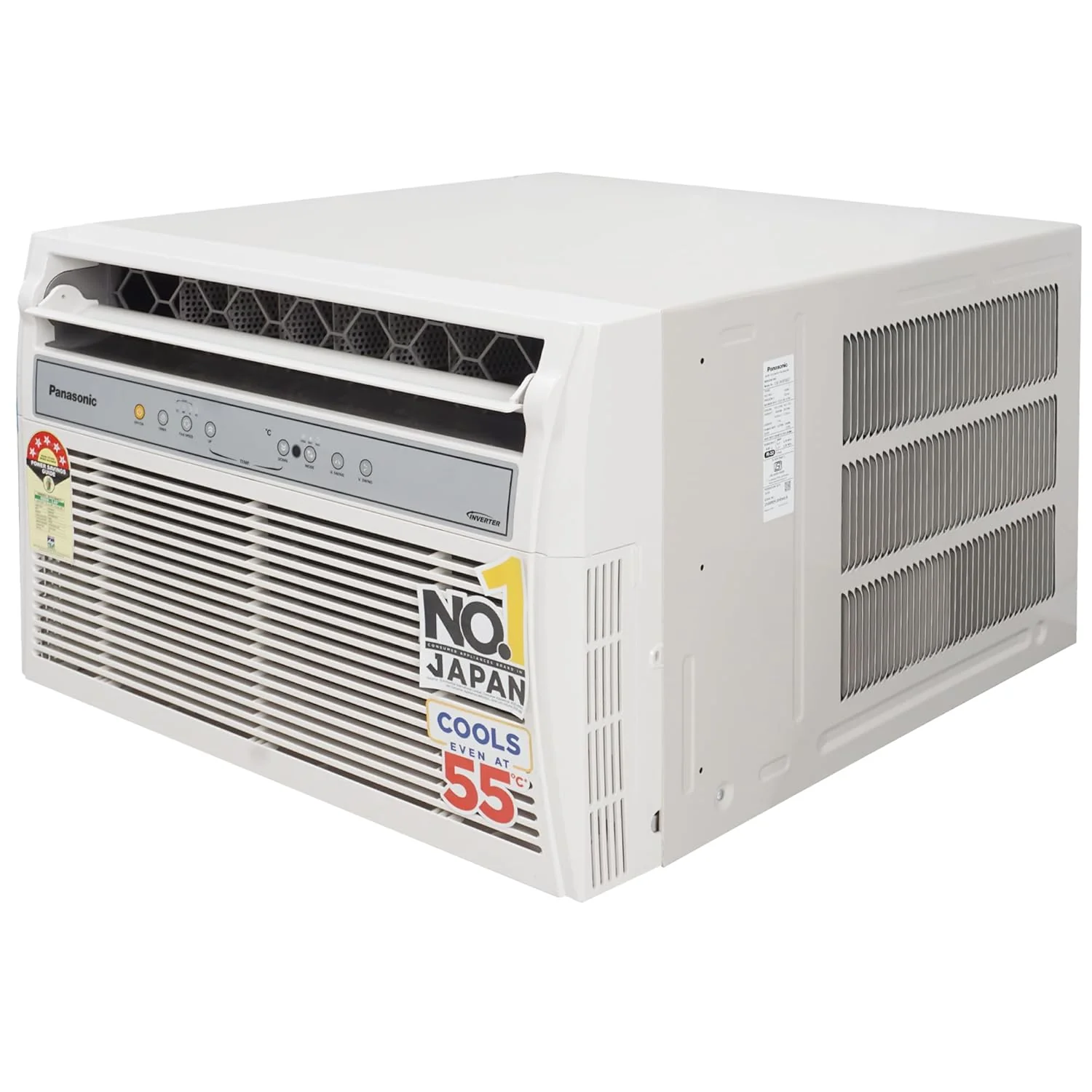 Panasonic 1.5 Ton 5 Star Inverter Window AC (Copper Condenser, PM 0.1 Filter, Eco Mode, Powerful Mode, CW-XN185BGT, White) - Image 2
