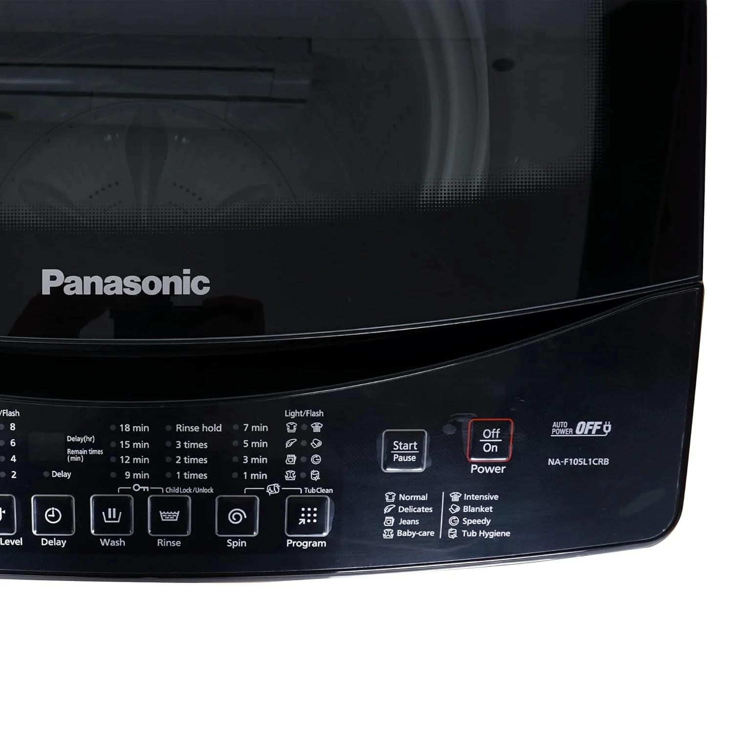Panasonic 10.5 kg 5 Star Fully Automatic Top Load Washing Machine (Aqua Spin Rinse, NA-F105L1CRB, Dark Grey) - Image 5
