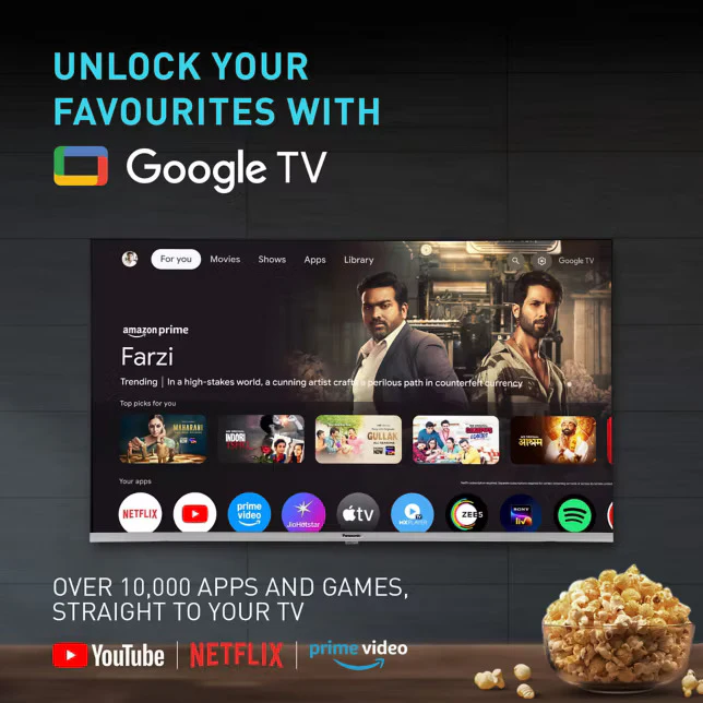 Panasonic 108 cm (43 inches) 4K Ultra HD Smart LED Google TV TH-43PX735DX (Black, 4K Color Engine, HDR 10+, Dolby Digital, Chromecast Built-in) - Image 5