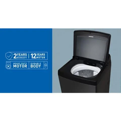 Panasonic 11 kg 5 Star Wi-Fi Fully Automatic Top Load Washing Machine (VD1, NA-F110VD1BB, Black Silver,Compatible with Alexa) - Image 2