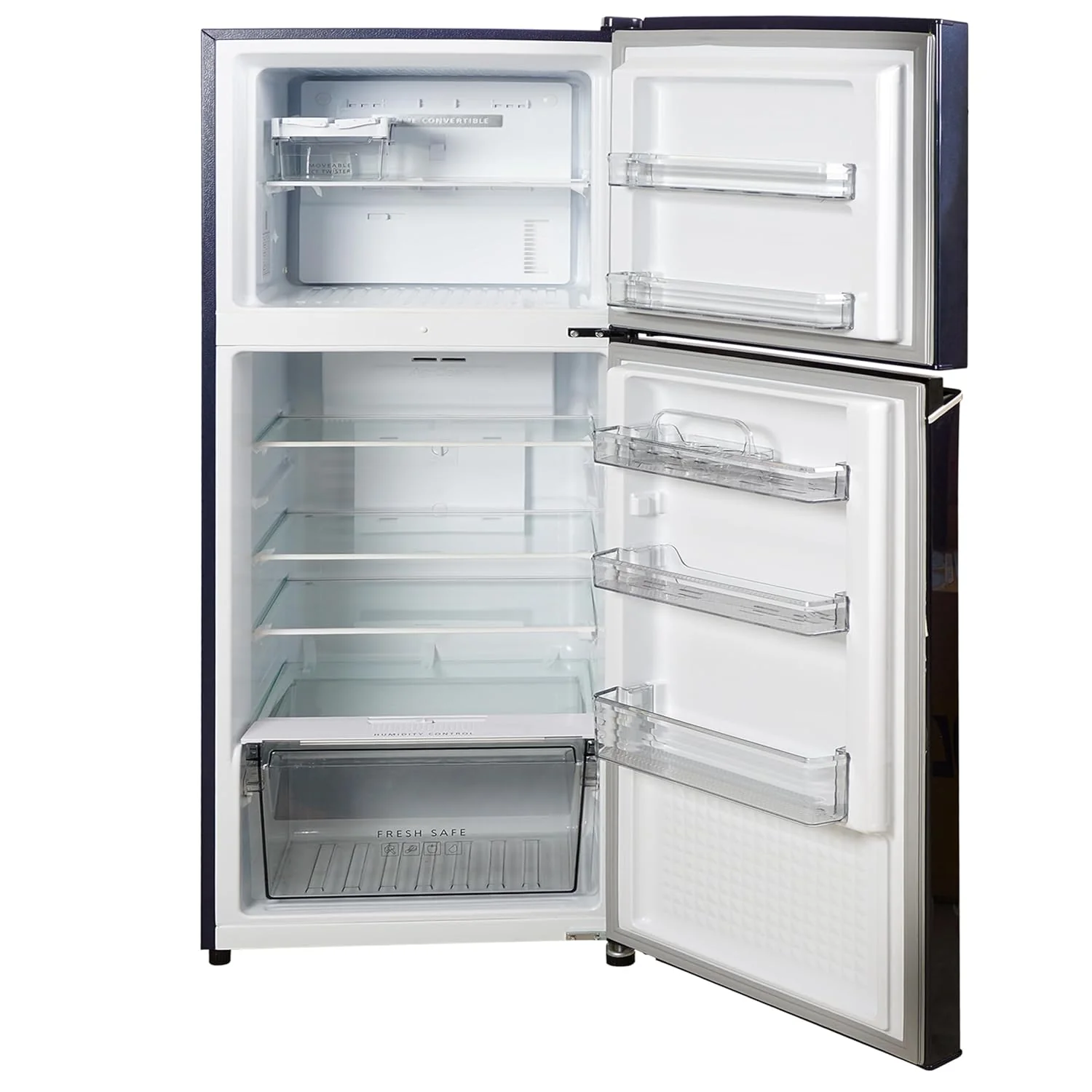 Panasonic 2 Star Prime Convertible 6-Stage Smart Inverter Frost-Free Double Door Refrigerator (NR-TG338BPAN, Deep Ocean Blue, Jumbo Fresh Vegetable Basket, Net Capacity 292L) - Image 2