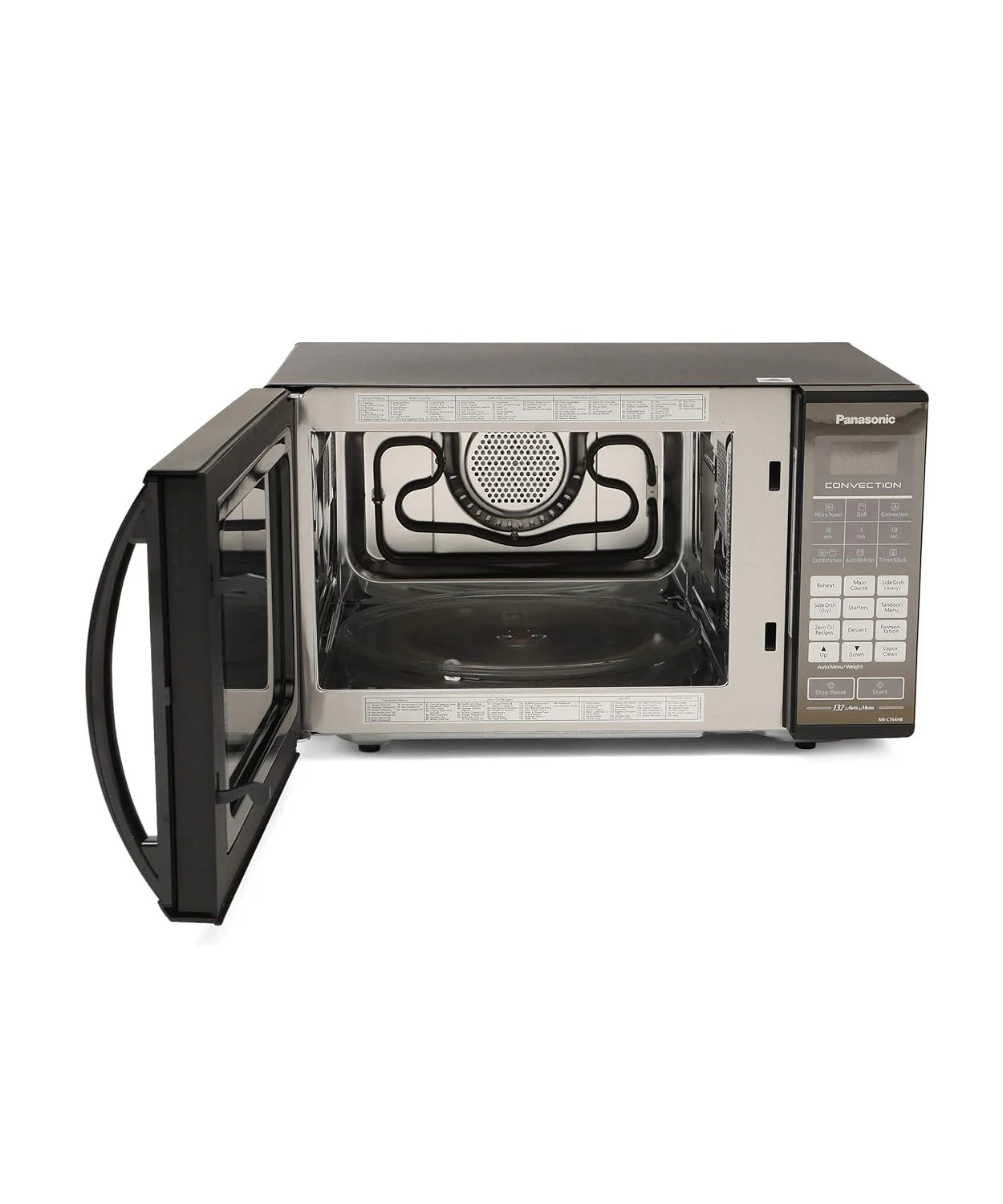 Panasonic 27 L Black Mirror, Heat , stainless steel cavity, Magic Grill Convection Microwave Oven  (NN-CT614NBFG, Black) - Image 4