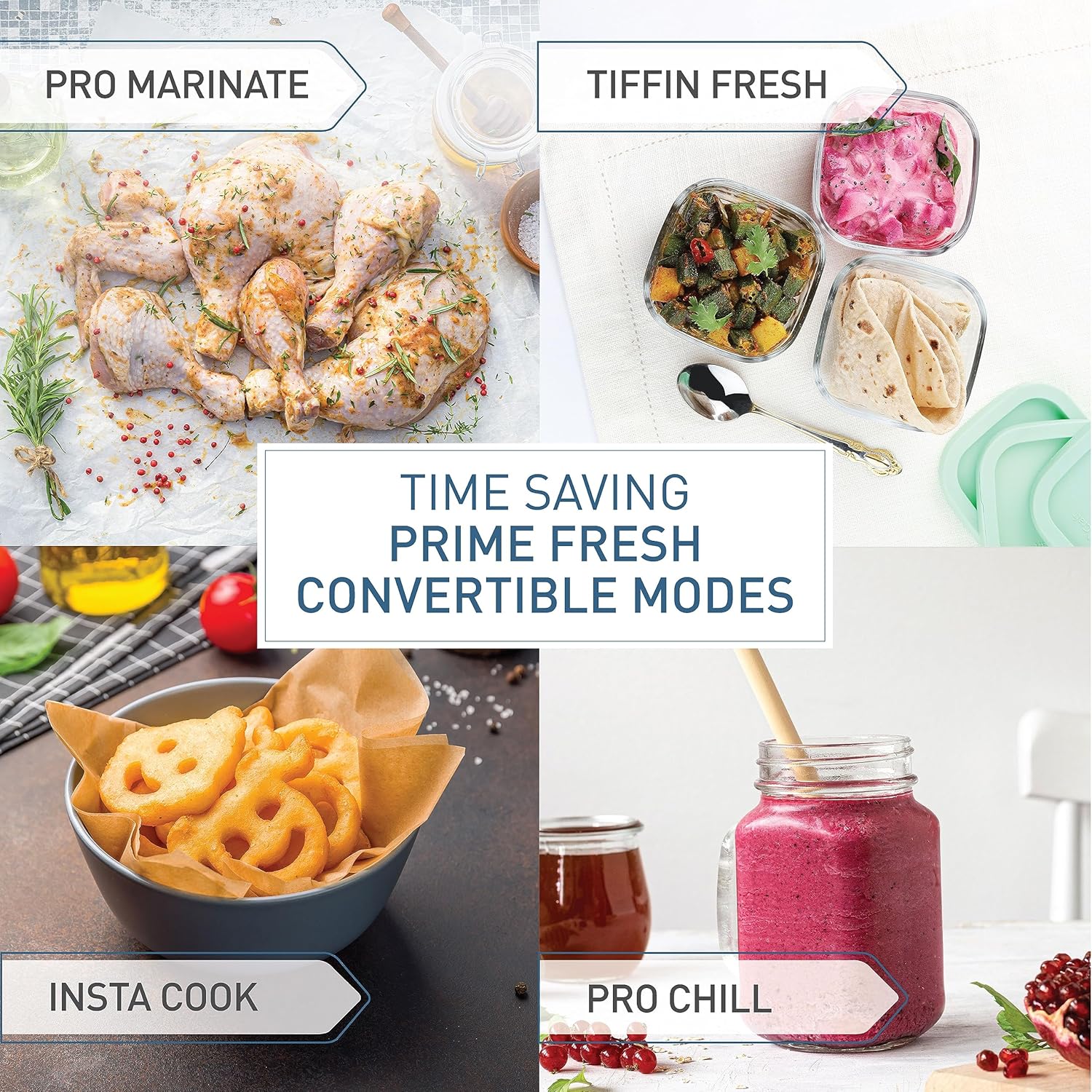 Panasonic 400L 2 Star Prime Convertible 6-Stage Smart Inverter Frost-Free Double Door Bottom Mount Refrigerator (NR-BK415BQKN, Diamond Black,Jumbo Fresh Vegetable Basket,Net Capacity 357L) - Image 8
